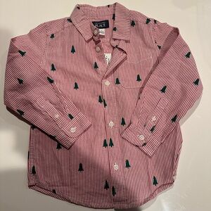 Toddler boy button up